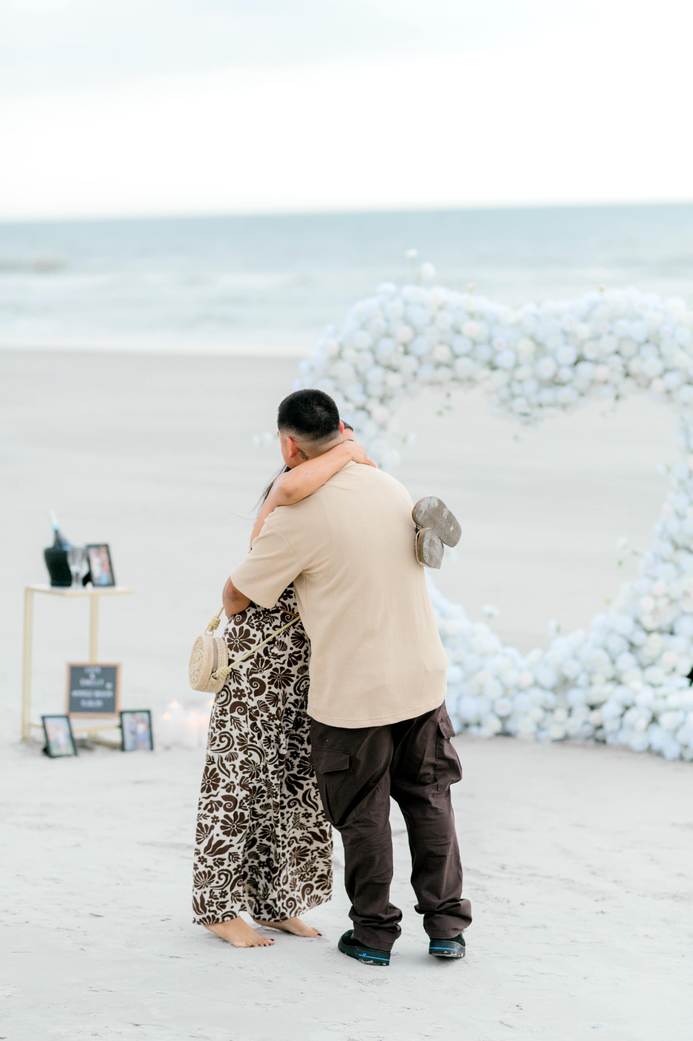 Myrtle Beach Wedding Planners -
Luxury Wedding Planners in Myrtle Beach, SC - Myrtle Beach Proposal - Floral Heart Proposal