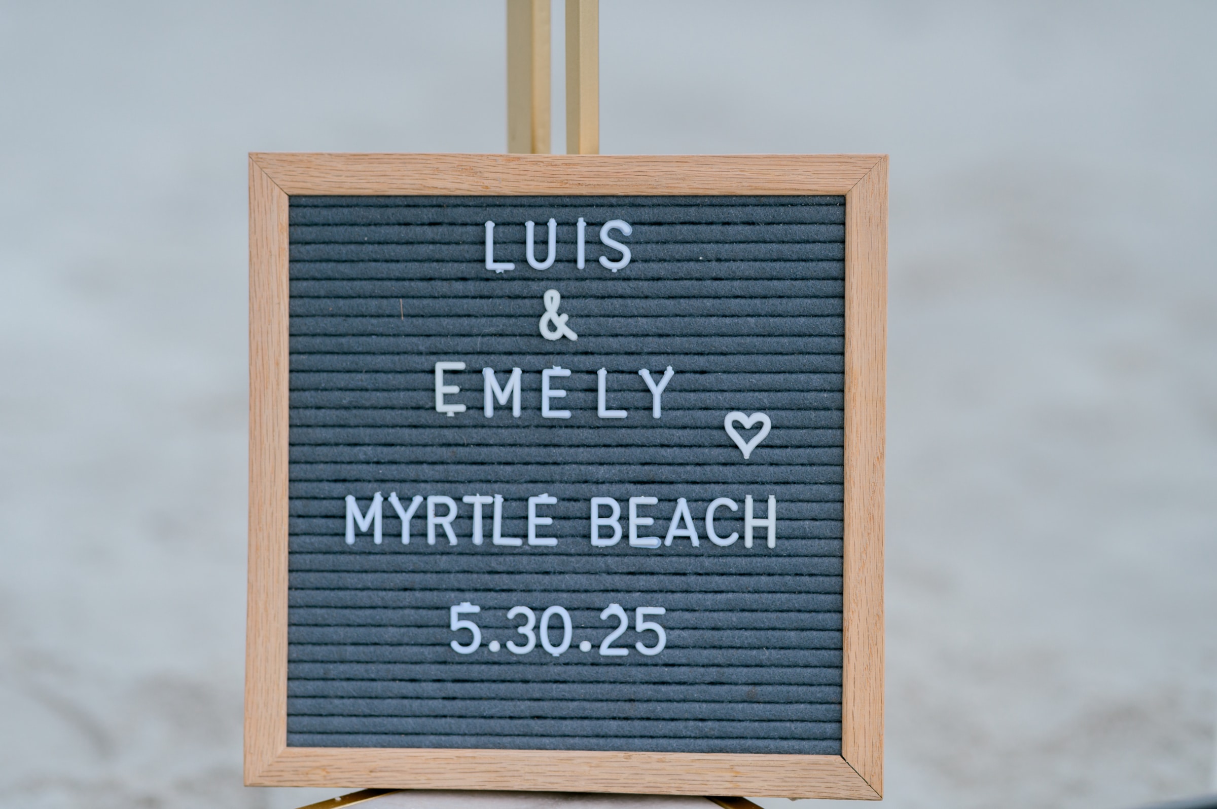 Myrtle Beach Wedding Planners -
Luxury Wedding Planners in Myrtle Beach, SC - Myrtle Beach Proposal - Floral Heart Proposal