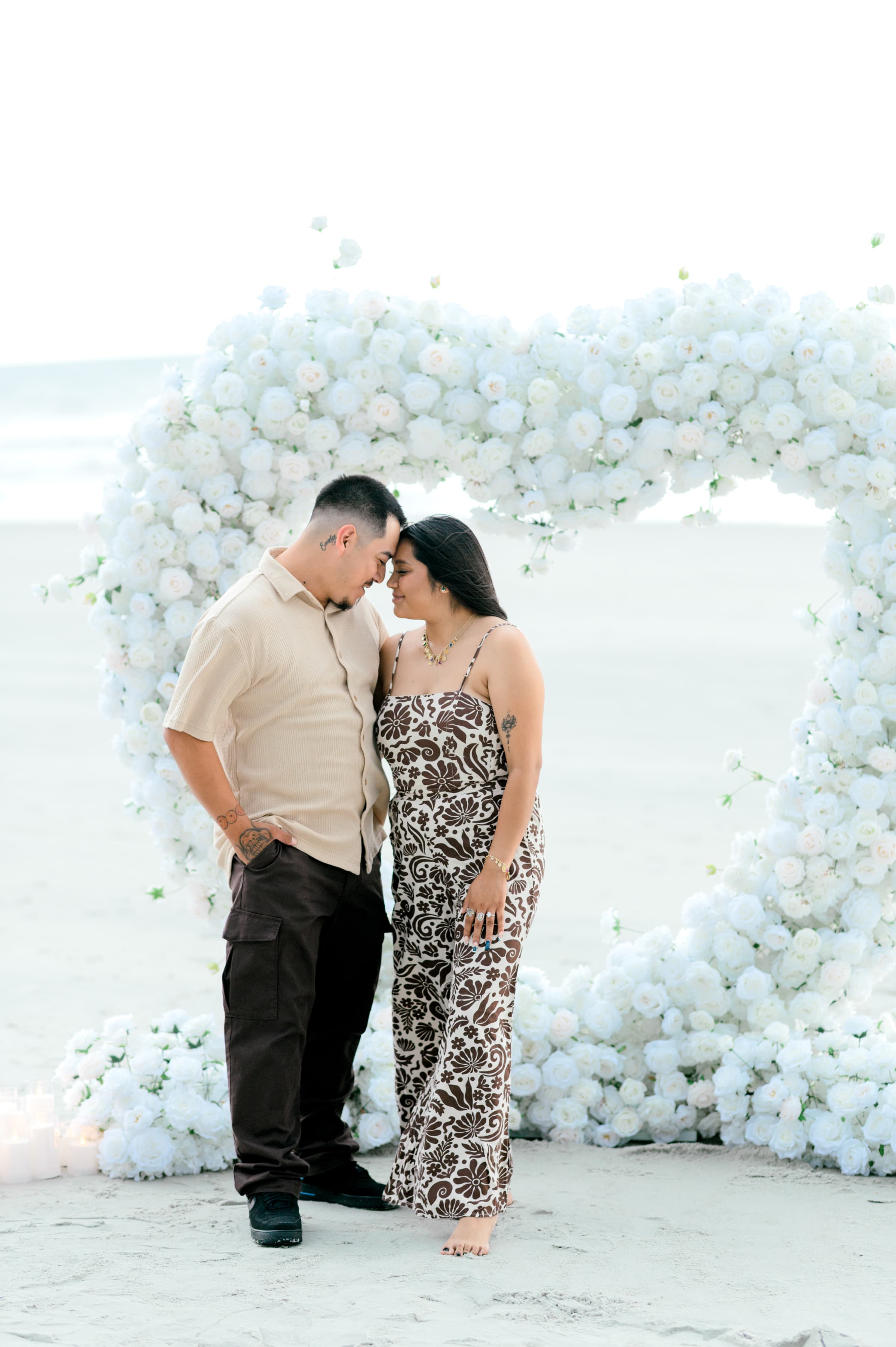 Myrtle Beach Wedding Planners -
Luxury Wedding Planners in Myrtle Beach, SC - Myrtle Beach Proposal - Floral Heart Proposal